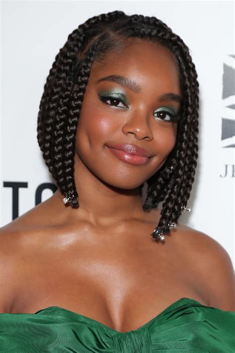 short black braids